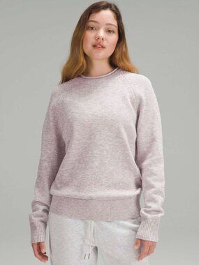 Lululemon Boxy Cotton-Blend Sweater W3HBTS - Size Medium